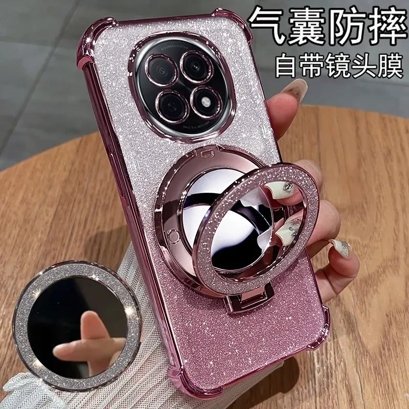 补妆镜支架适用oppoA5Pro手机壳气囊防摔镜头全包A4保护套A3男女