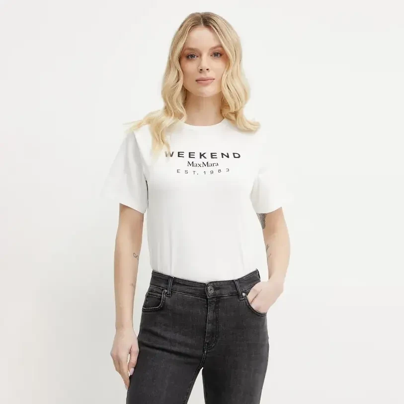 未使用 MaxMara 【国现】女士春夏新款短袖T恤 Cabina 002