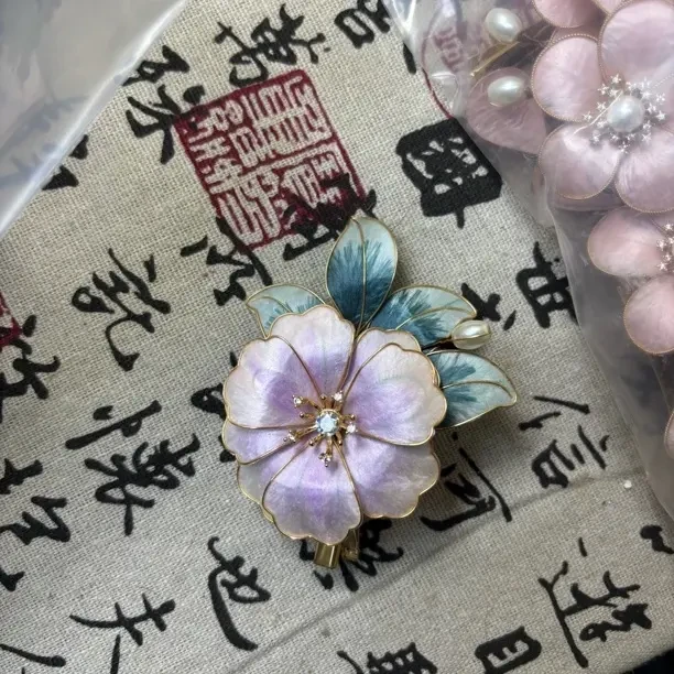 直播专用链接微瑕介意勿拍古风发簪手工气质复古发夹胸针