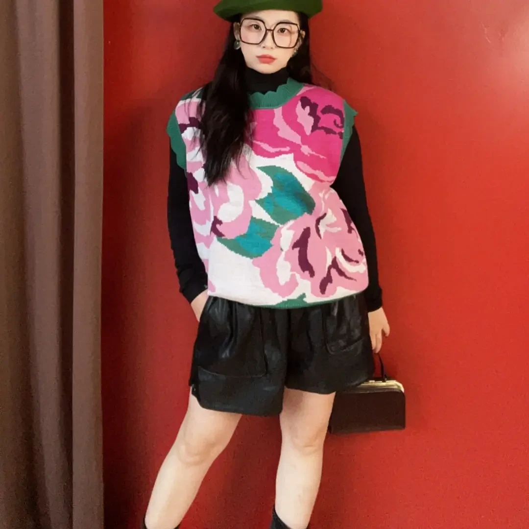 黑色秋冬款皮短裤