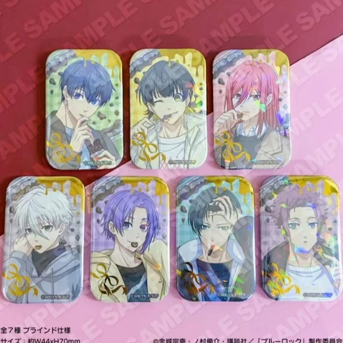 日谷 蓝锁巧克力系列吧唧 盲盒徽章