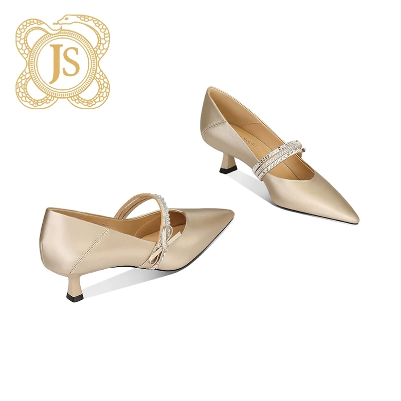 已开价，7809D5251Z3气质百搭真皮法式时尚欧美尖头细跟浅口单鞋