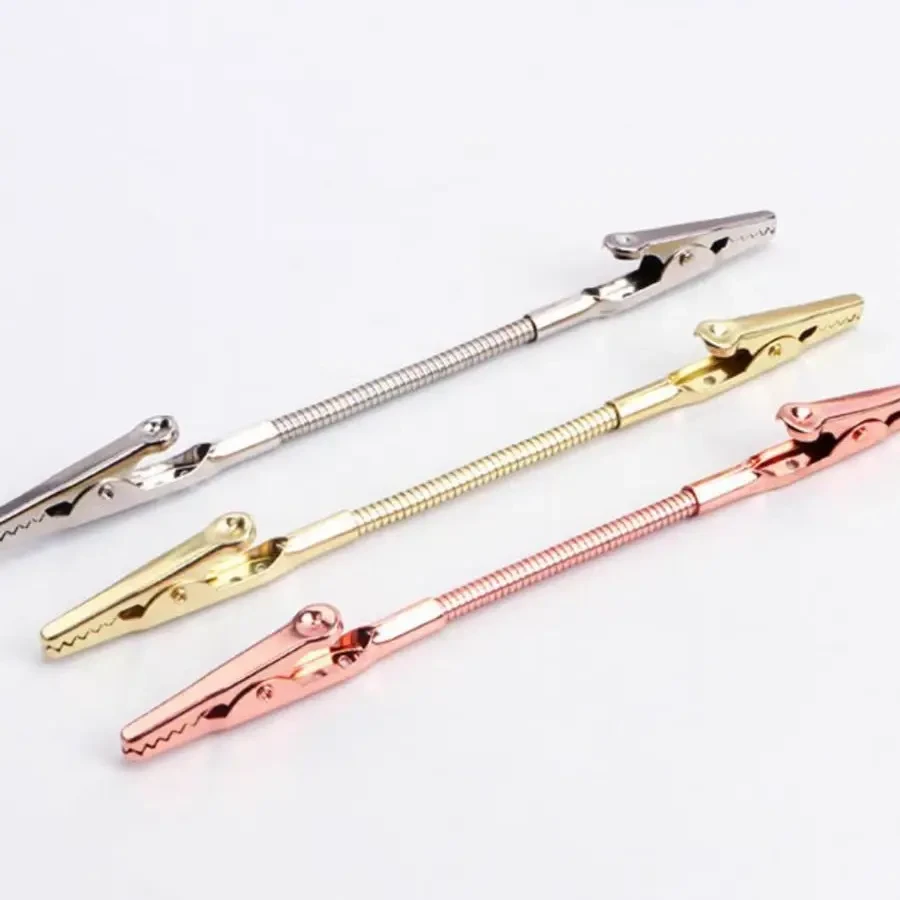 简约双头鳄鱼夹造型多功能立式支架家用其他五金件鳄鱼夹支架