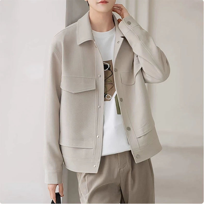 【11088包邮】2025春秋新款港风青少年学生潮牌痞帅工装夹克上衣