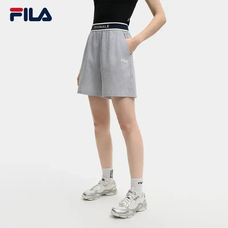Fila/斐乐新款女装短裤运动高腰夏季宽松时尚百搭潮流F11W529806F