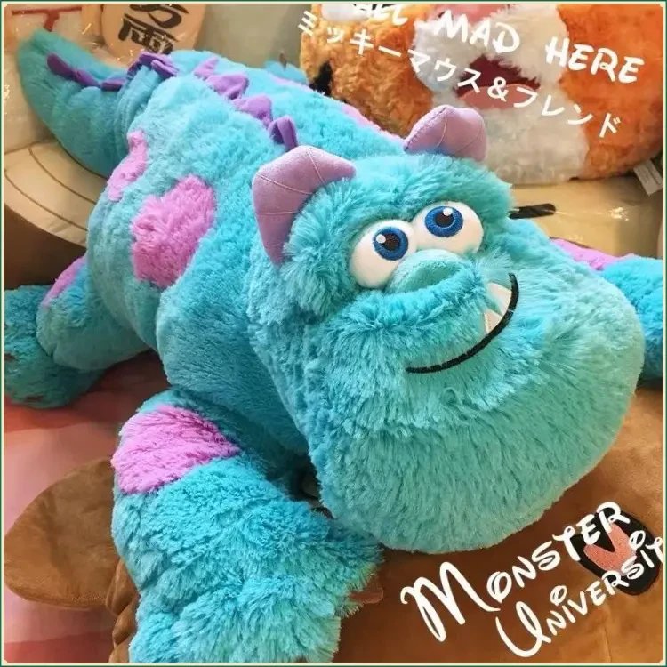苏利文怪兽ZZMR大学蓝毛怪毛绒玩具公仔大号床上陪睡抱枕生【悦成】