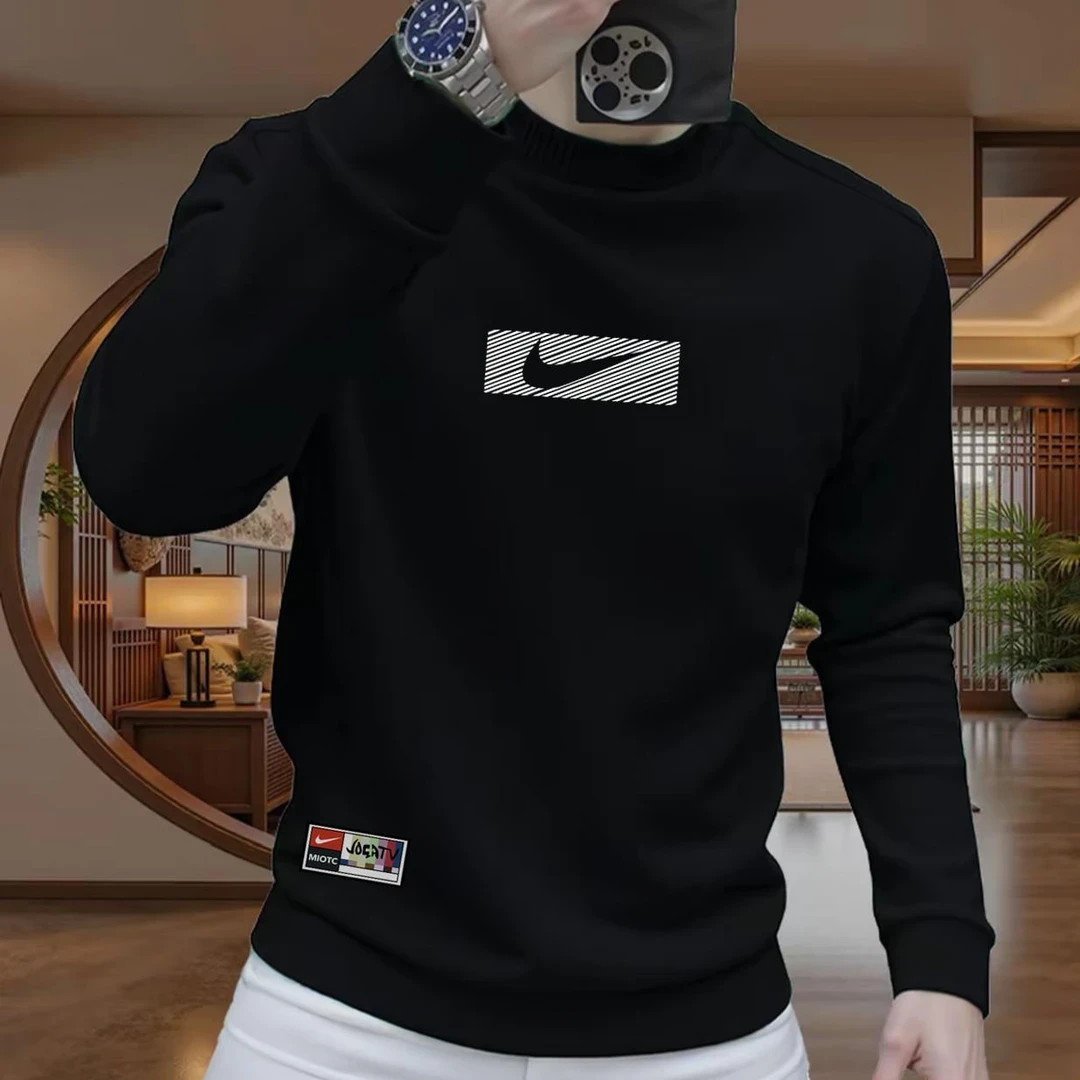 美式痞帅潮流宽松百搭长袖潮牌套头卫衣青年男女款休闲圆领上衣服