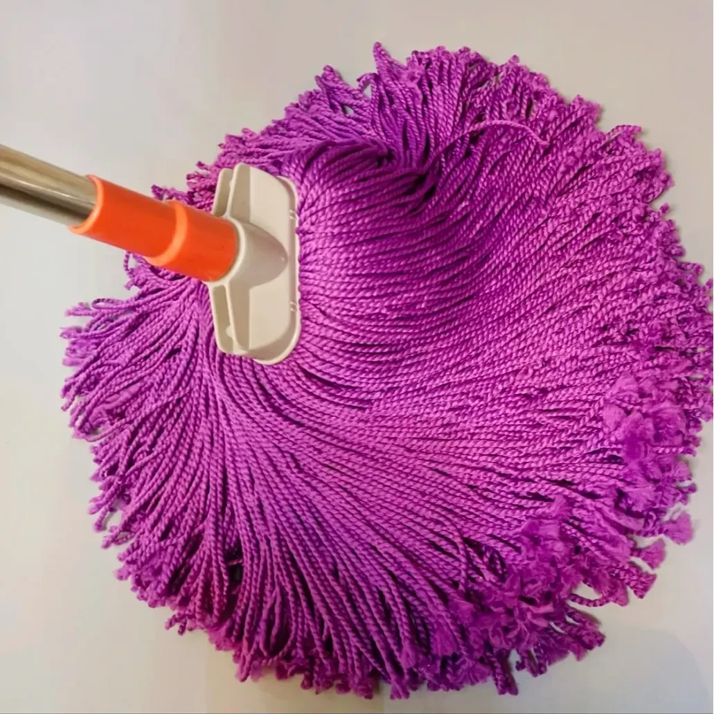 【加大加厚】无痕超细纤维绳细线拖把扁头老式拖把一遍净不掉毛传统