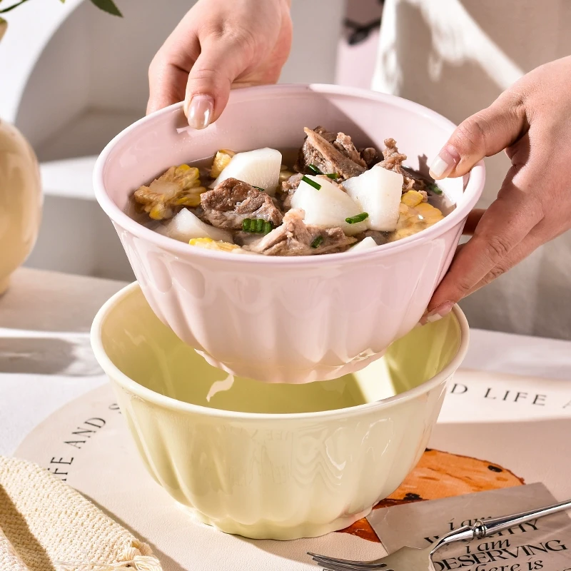 陶瓷汤碗2025家用新款大号高级感拉面碗大面碗个人专用精致汤面碗