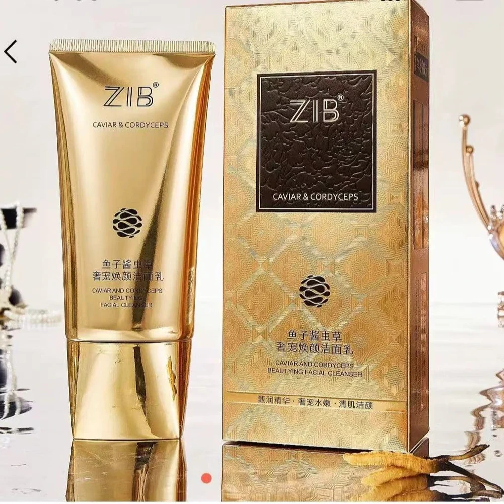 zib鱼子酱虫草奢宠焕颜洁面乳