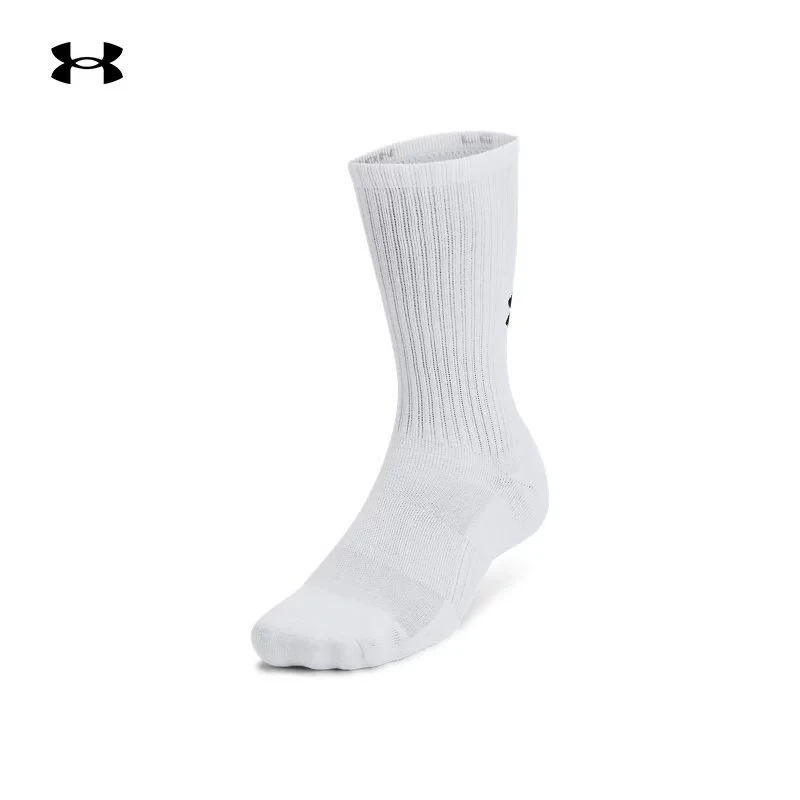 安德玛官方UA Training男女情侣棉质训练运动中筒袜-3双装1386311