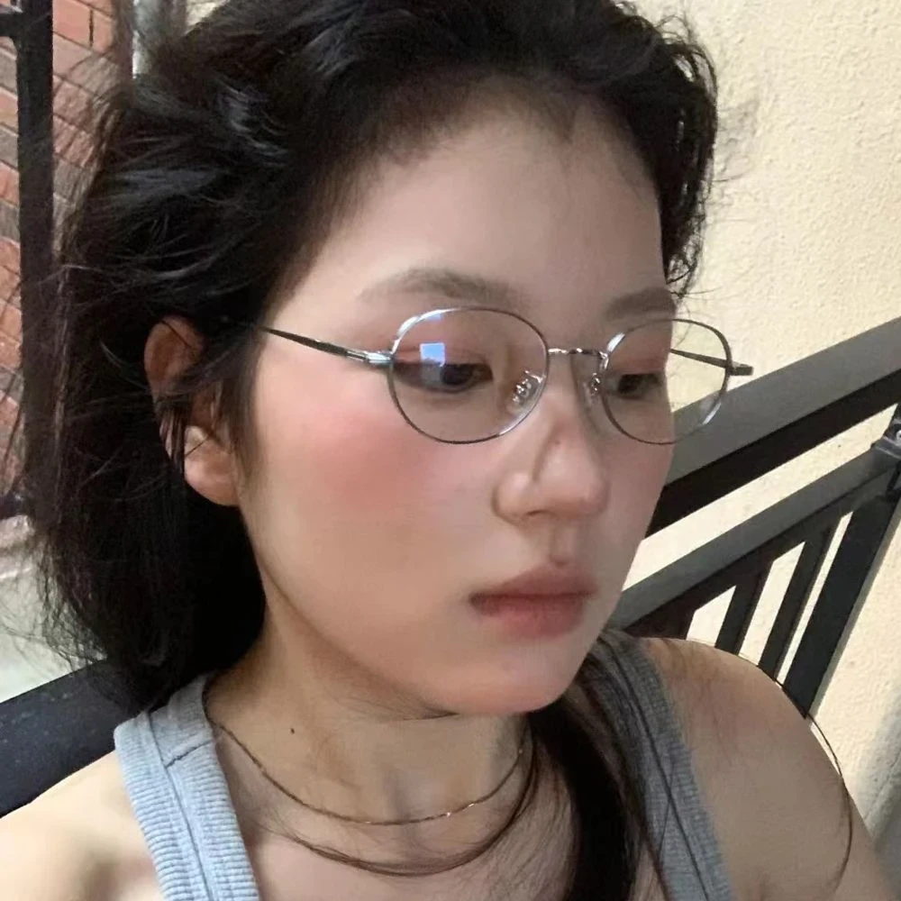 【小脸专用】韩系小框近视眼镜女纯欲ins风修颜装饰镜近视可配度数