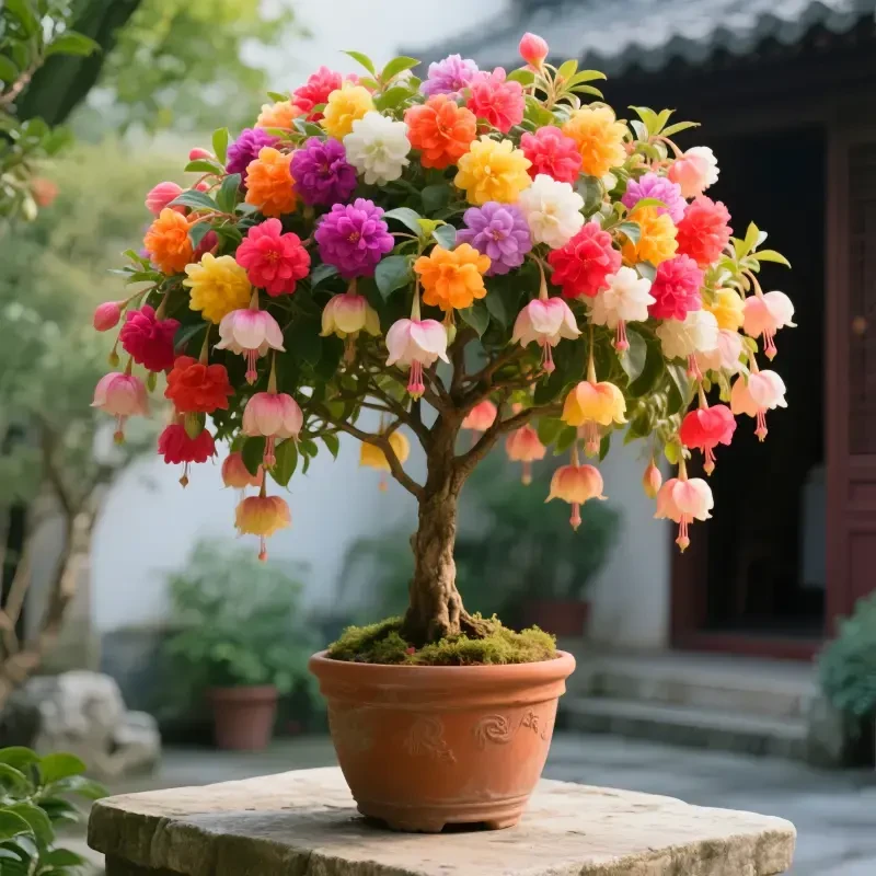 重瓣大花浓香型宝莲灯树苗盆栽室内外阳台庭院四季可种花卉绿植物