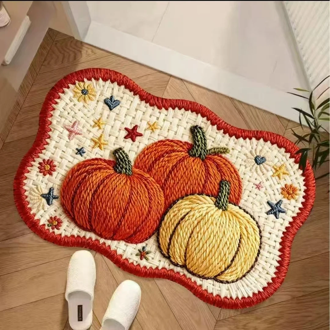 【毛线风】吸水防滑脚垫卡通可爱垫卫生间玄关垫通用脚垫地垫