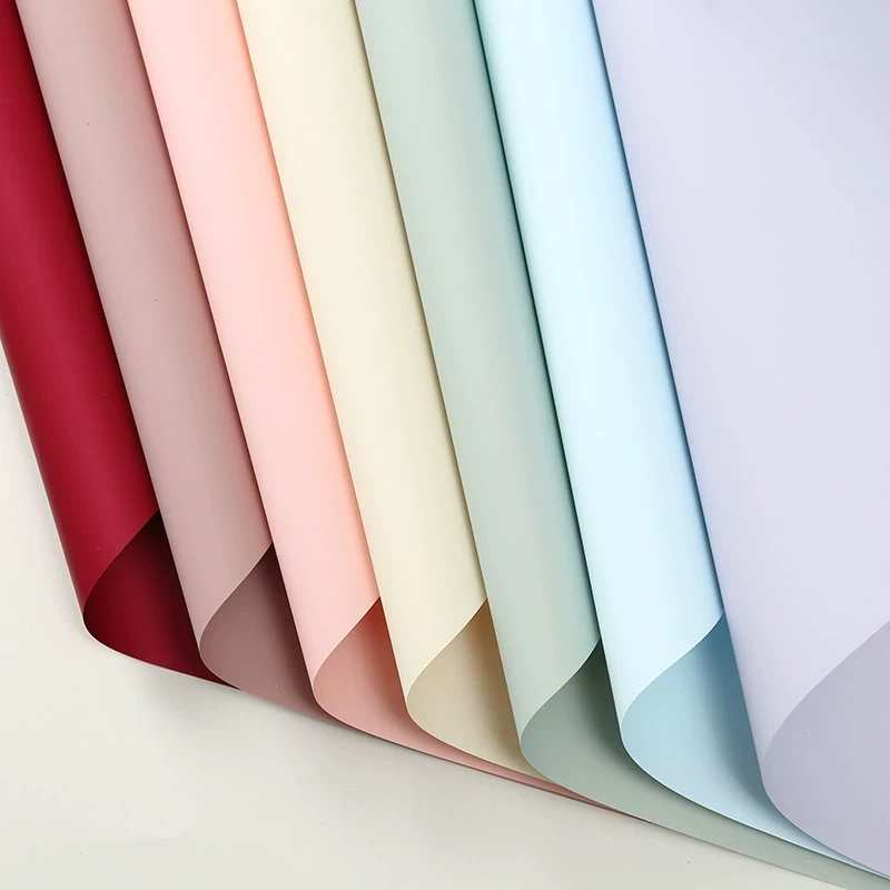 欧雅纸花束包装纸鲜花包花diy材料全套双色双面防水欧亚花艺批发