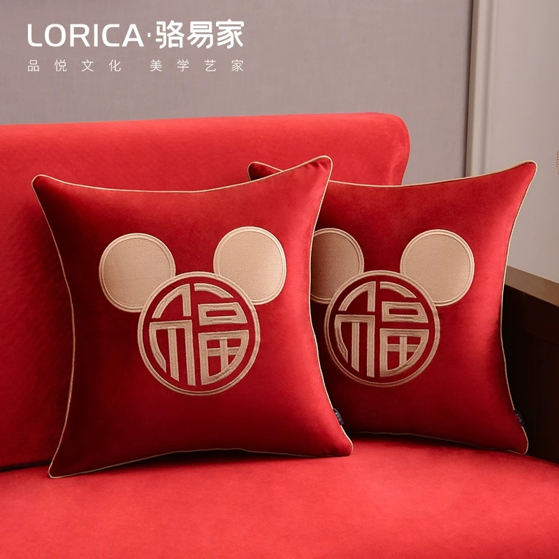 骆易家「抱枕」客厅沙发靠枕礼物装饰品乔迁之喜氛围布置属你有福