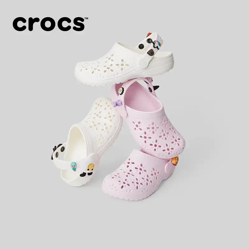 CROCS/卡骆驰【经典花蕊小Clog 】欧若风儿童洞洞鞋 |210943/210944