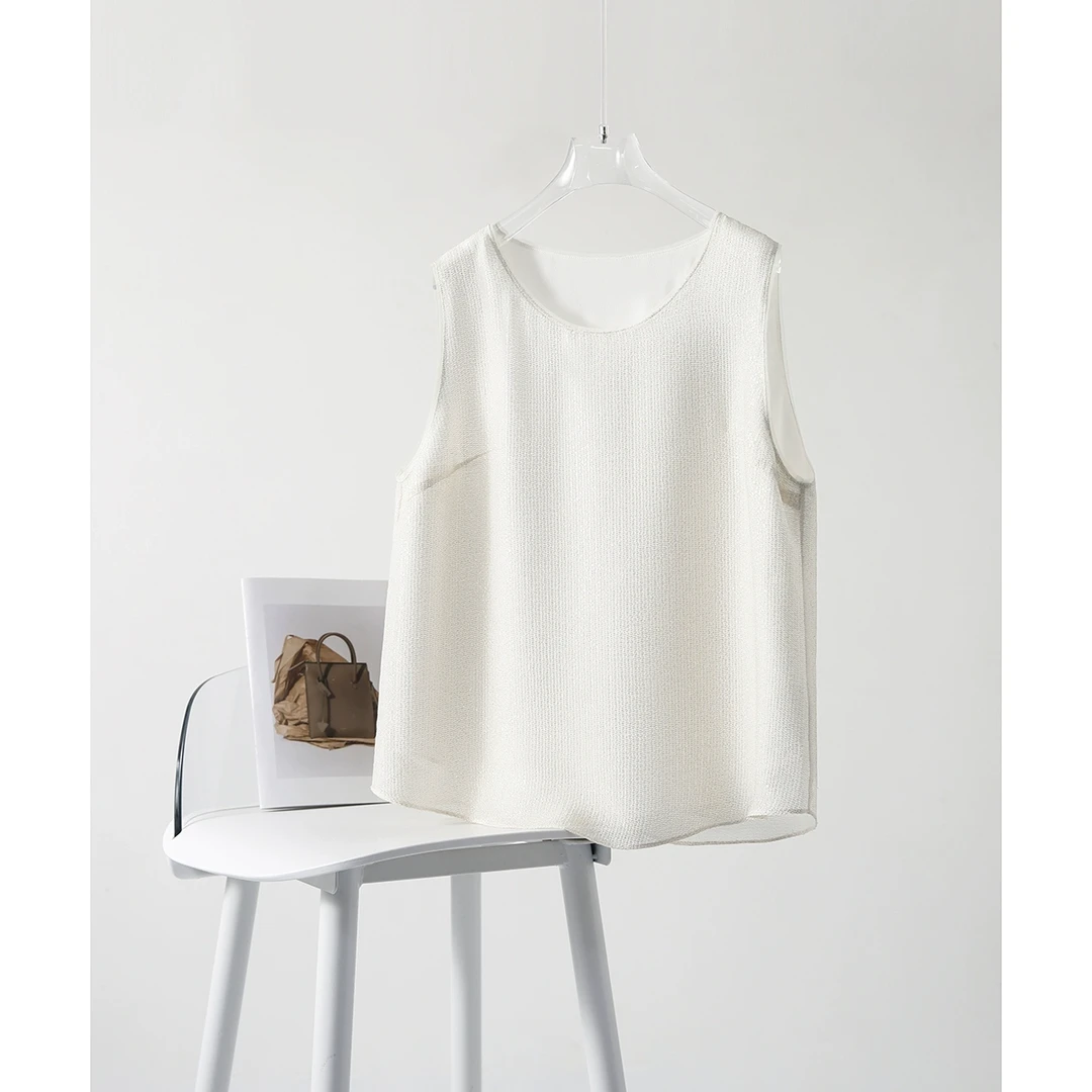 真丝界的"柔光板"日常通勤优雅仙气双层轻奢小上衣SYD880325MG