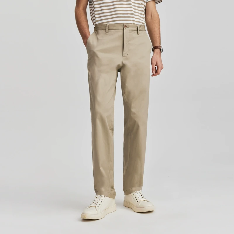 【隐藏松紧腰】SCOFIELD男装春季新款通勤商务修身休闲裤长裤