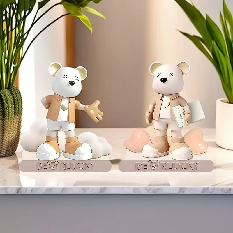 D203+D204小熊摆台雕刻摆台桌面摆件电视酒柜创意摆台福利1-20
