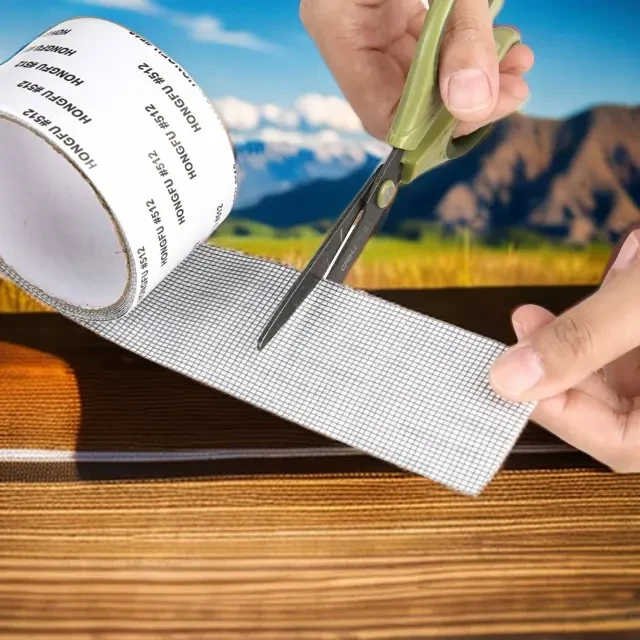 【清仓手慢无】纱窗修补贴纱网破洞修补片防蚊防虫魔术贴窗户贴