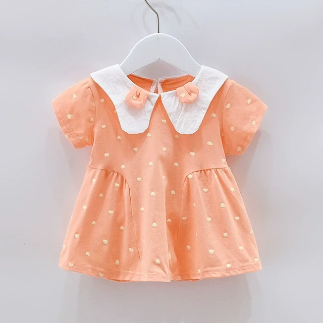婴幼儿0-1-2-3岁女宝宝裙子夏装女童小女孩衣服4个月夏天连衣裙6