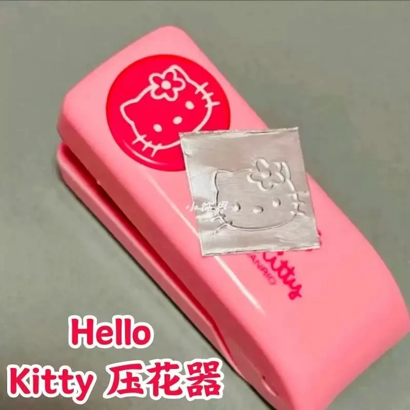 小红书同款KT猫压花器创意解压小玩具卡通可爱压花KT猫金属压花贴