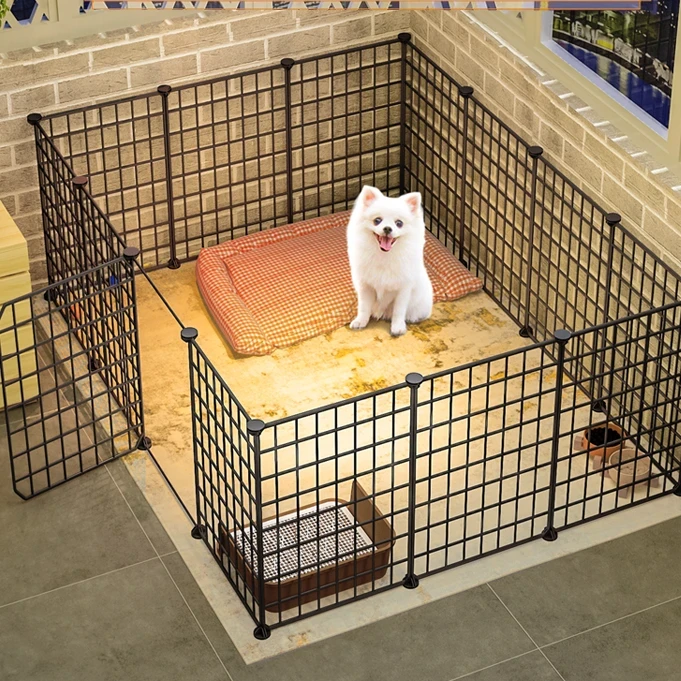 狗狗围栏式家用室内宠物栅栏泰迪比熊柯基吉娃娃小型犬门栏狗笼子