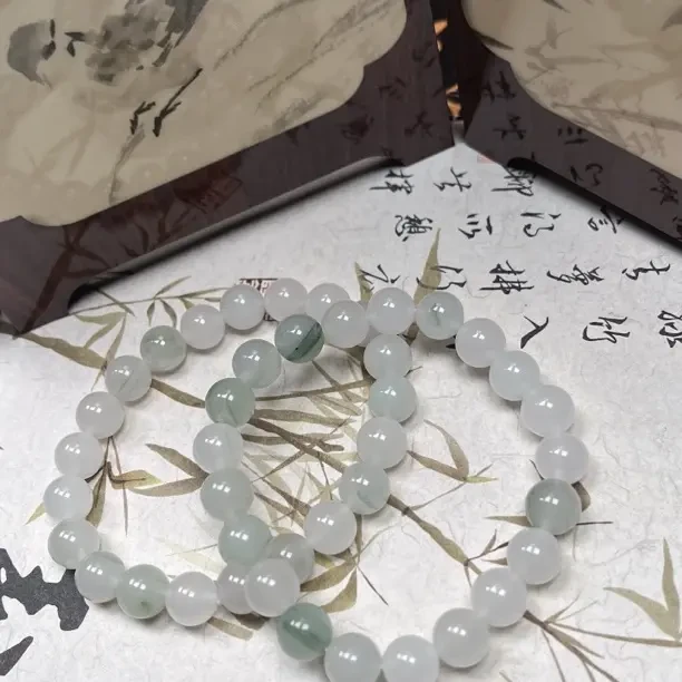 石英质玉天山翠手串简约风国风百搭款多样性发货