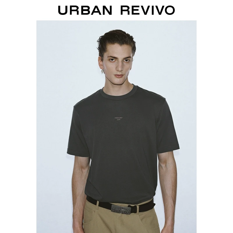 UR2025夏季新款男装趣味卡通图案印花短袖T恤UMY450040