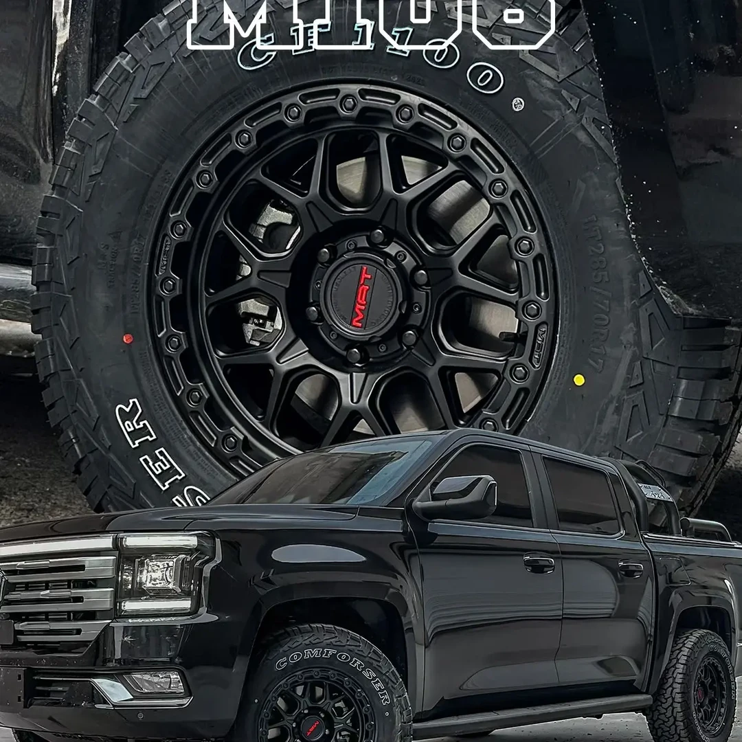 MAT M106 17寸竞技越野负值轻量化加厚轮毂适用坦克300长城等车型