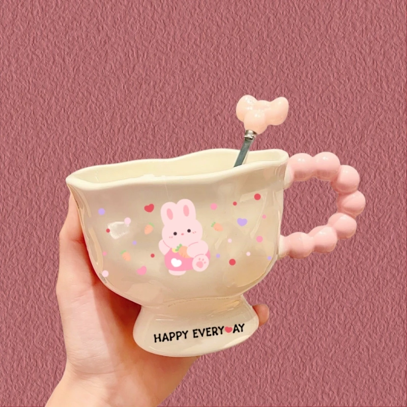 高颜值水杯生日礼物送女生男女朋友陶瓷情侣杯ins实用有意义礼物F