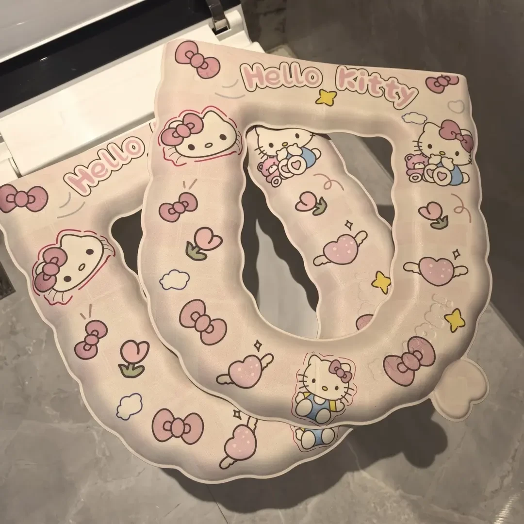 hellokitty马桶垫可爱防水粘贴式坐垫四季通用2025新款厕所坐垫m