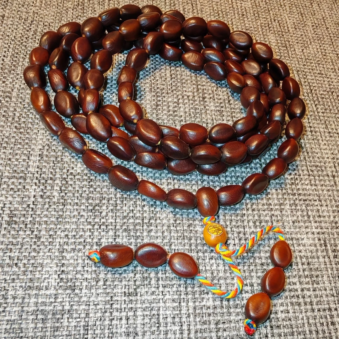 皂角籽手 串富贵菩提 四百年古树 108颗