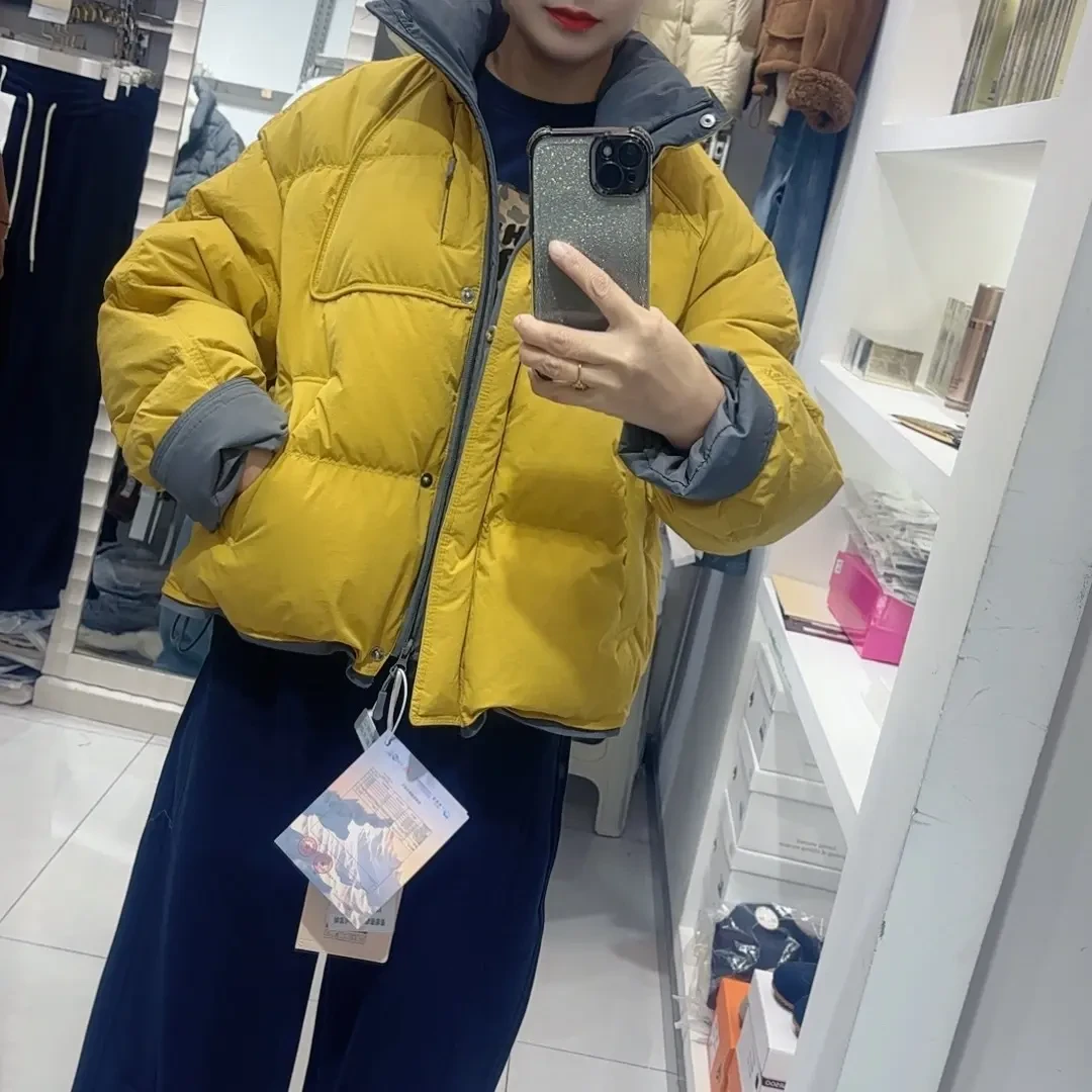 利君家新款休闲立领无帽外套（衣长60cm）宽松加厚短款时尚百搭