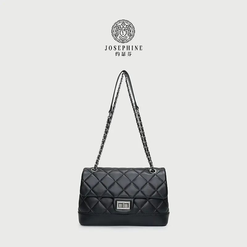【Josephine/约瑟芬】小香风百搭菱格单肩肩包3157