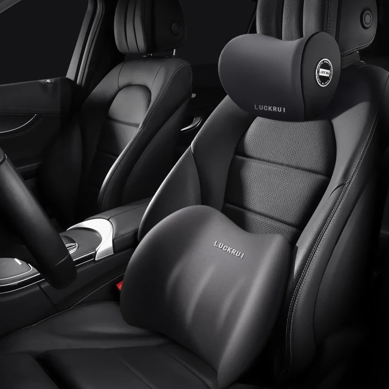 汽车头枕车用靠枕颈枕靠垫靠记忆棉车座椅车枕头腰垫护腰护颈枕腰