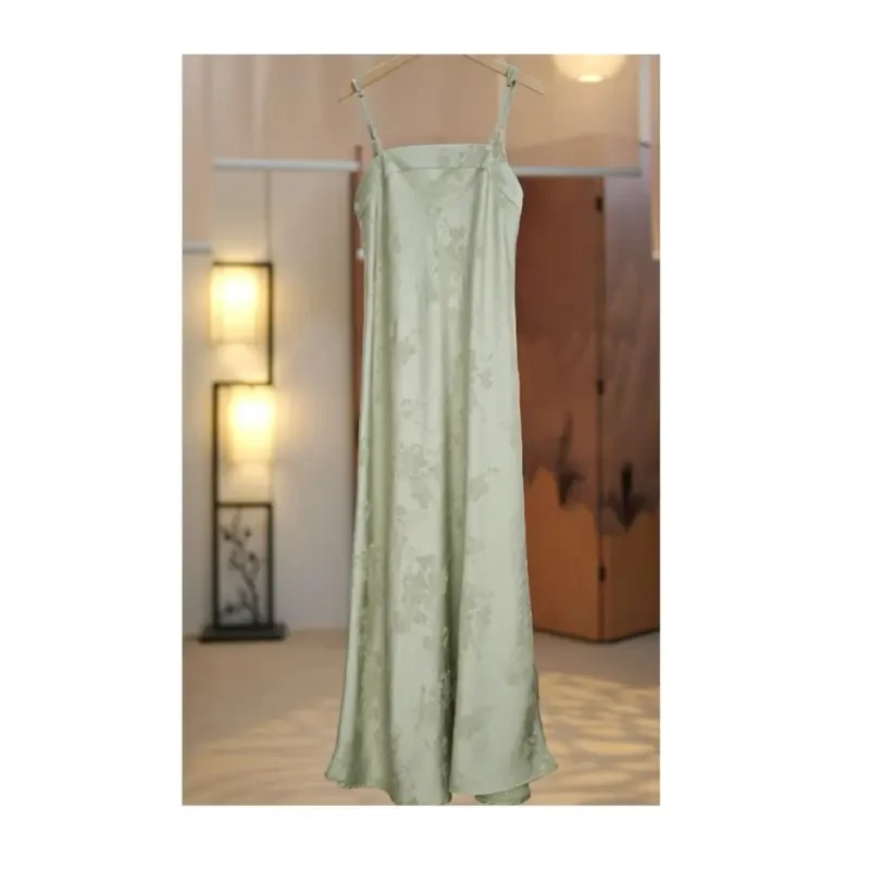 【小腰精】新中式国风显瘦减龄百搭吊带长裙法式夏季打底性感