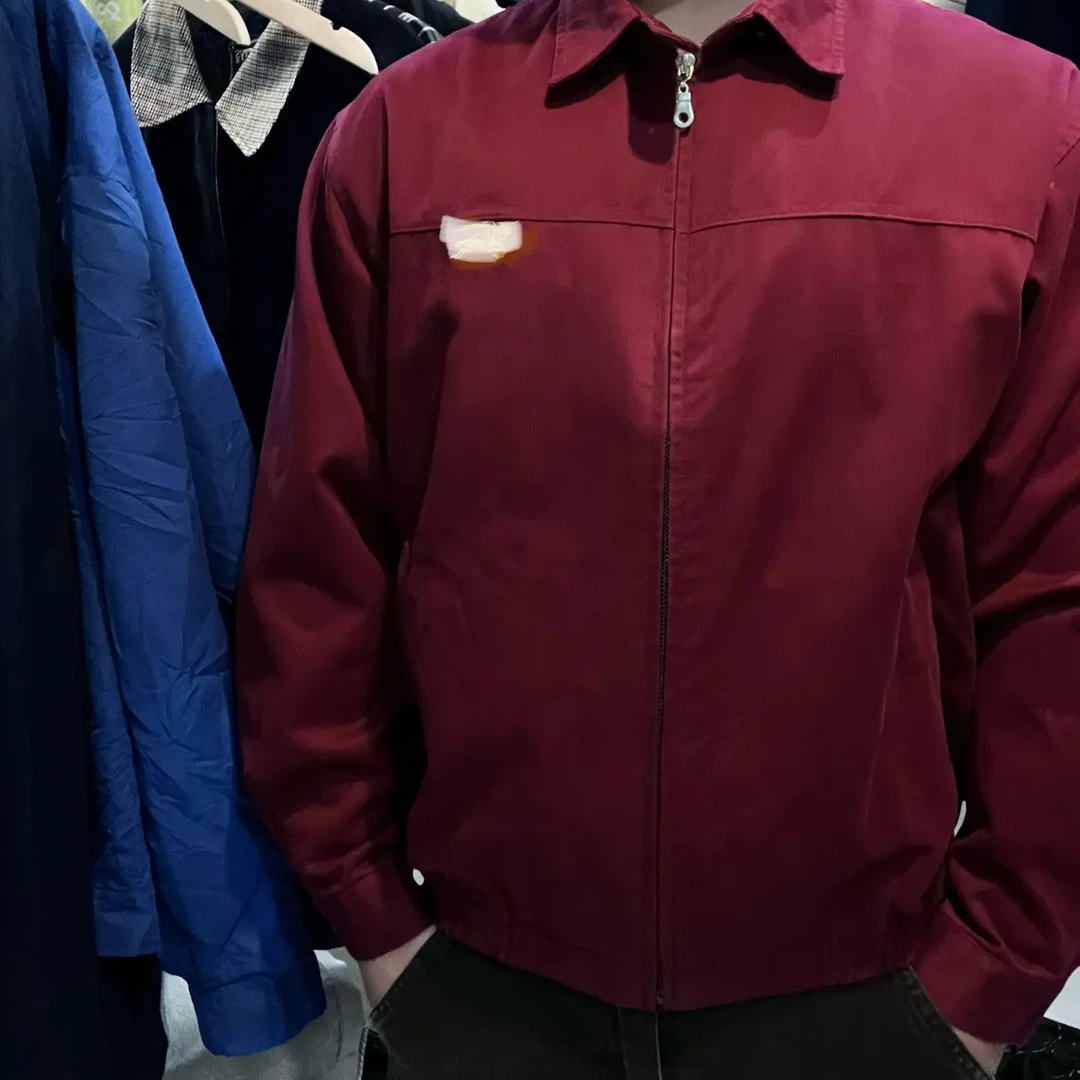 复古vintage时尚翻领百搭保暖秋冬男士棉夹克外套