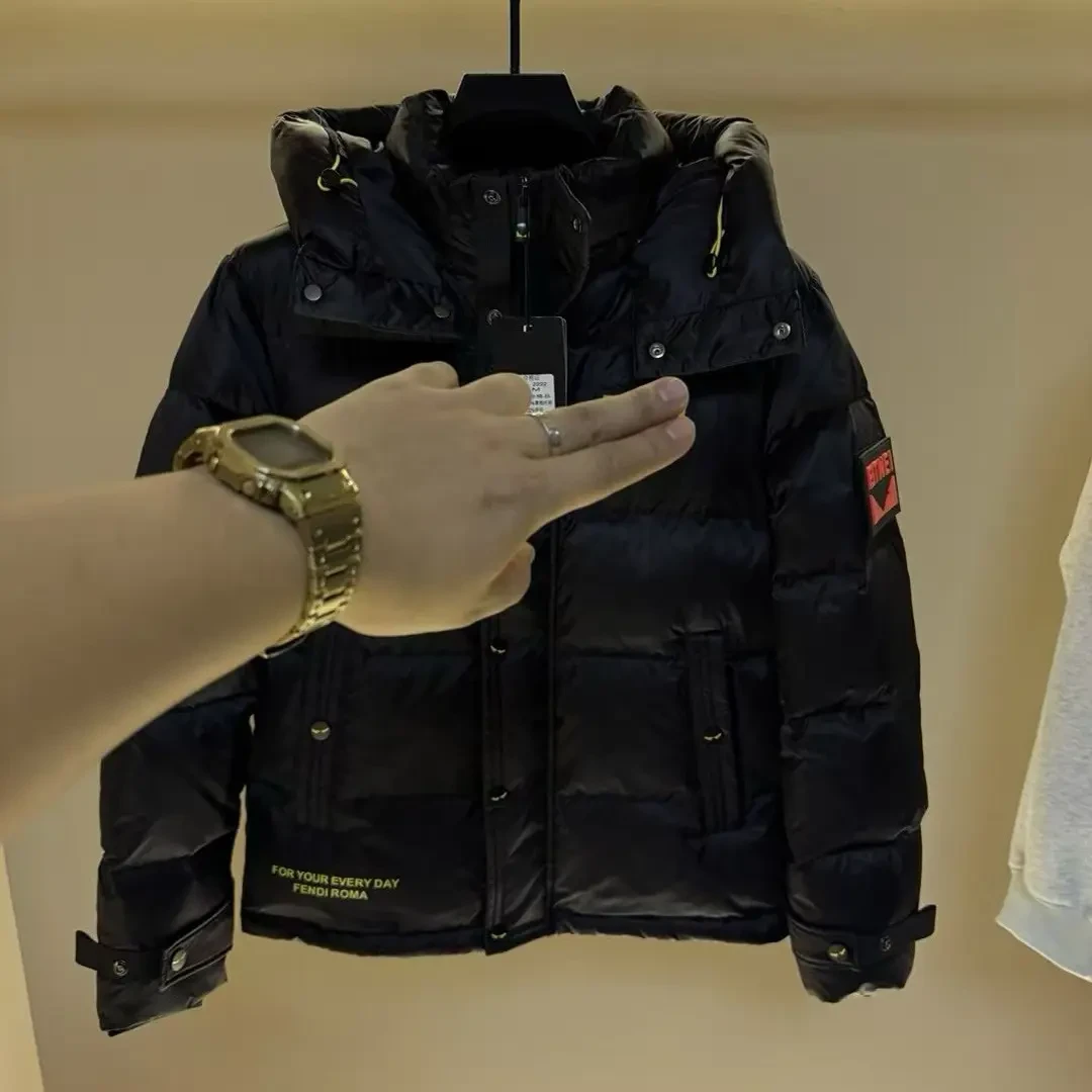 2222冬季男士新款加厚防寒衣百搭时尚连帽（可拆）