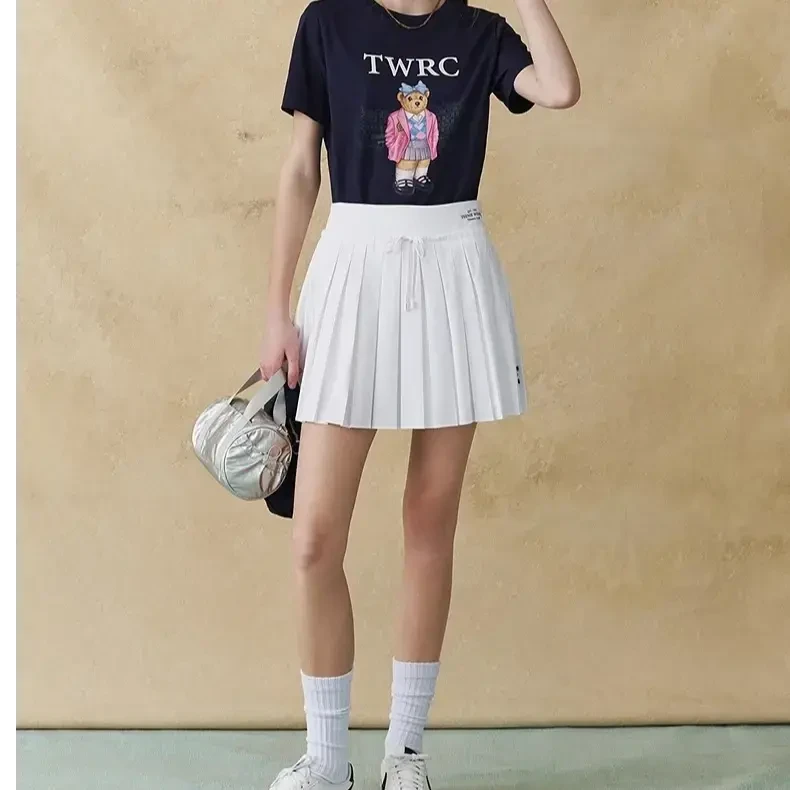 【吸湿速干】TeenieWeenie半身裙2025夏季学院百褶裙TTWH252601T