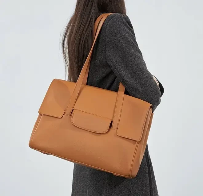 新款时尚百搭轻奢小众单肩斜挎手提通勤女包5532休闲真皮