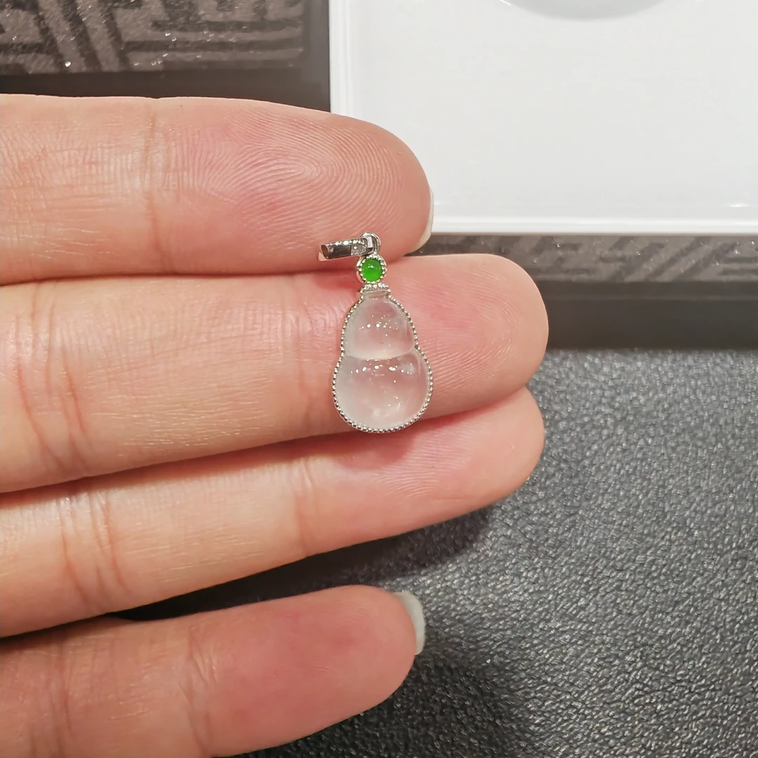 坠链均足银 坠链足银葫芦项链轻奢小众女生生日礼物