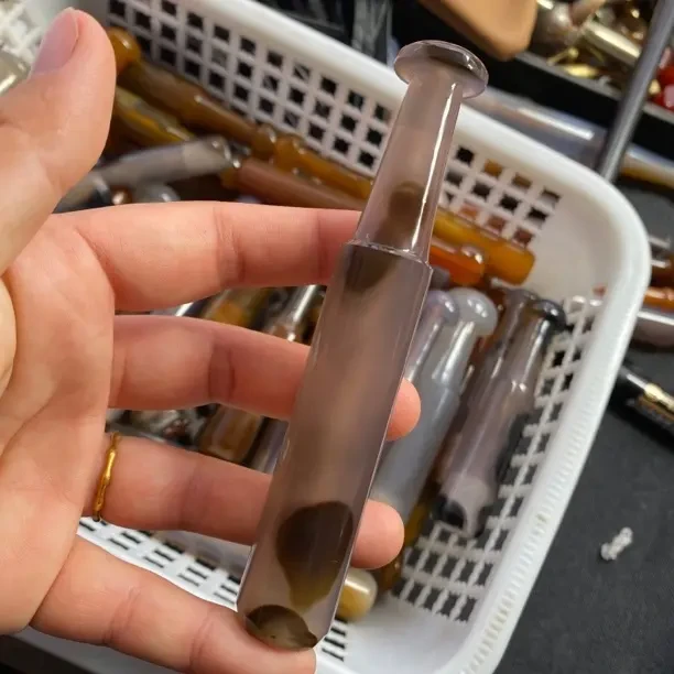 手工雕刻老式旱烟嘴烟具