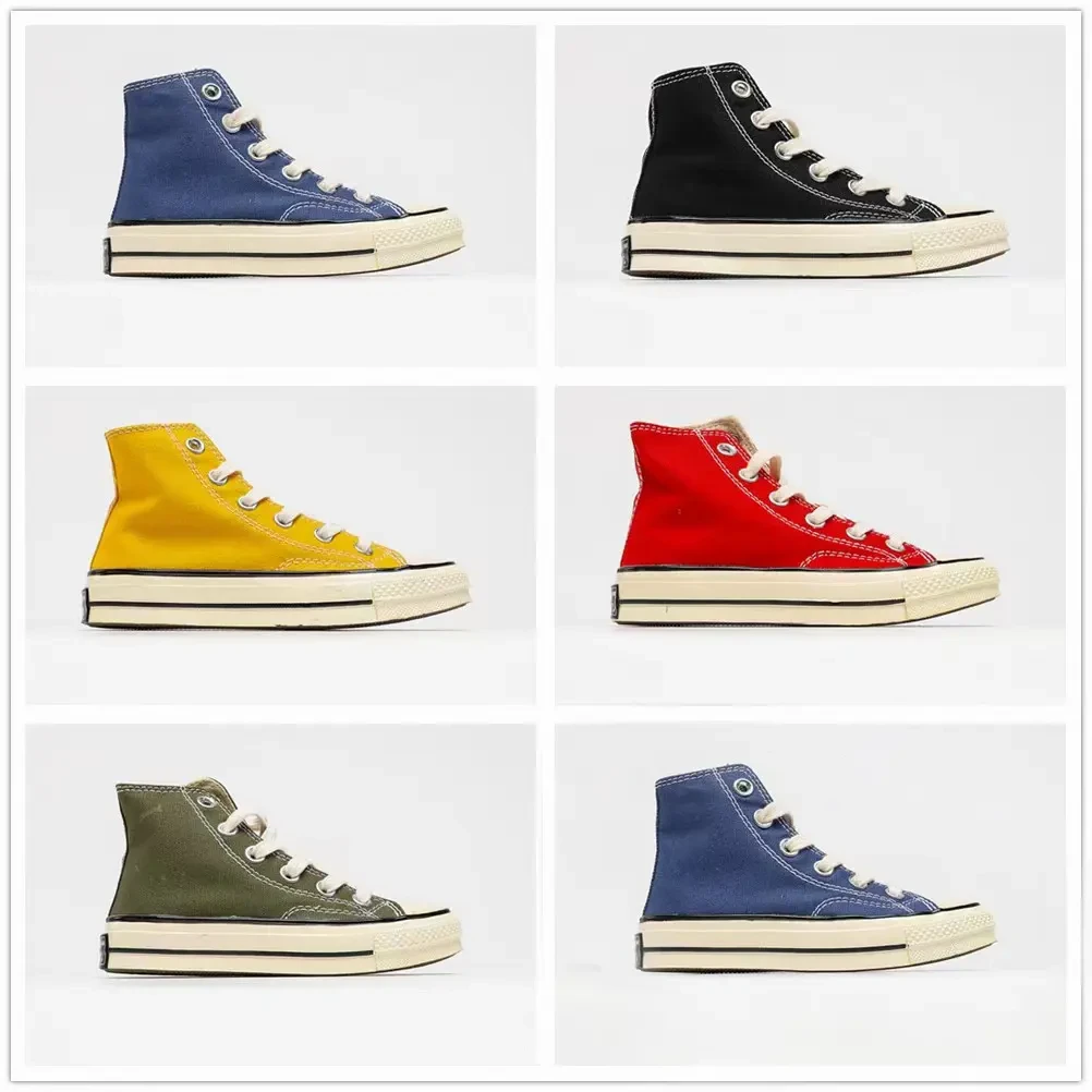 男女帆布鞋潮鞋ins1970s经典款高帮夏季百搭时尚百搭休闲运动鞋