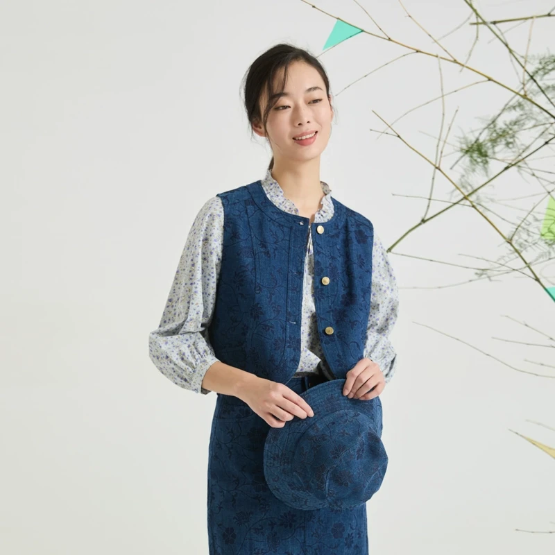 《云途》牛仔提花马甲FS1321/251