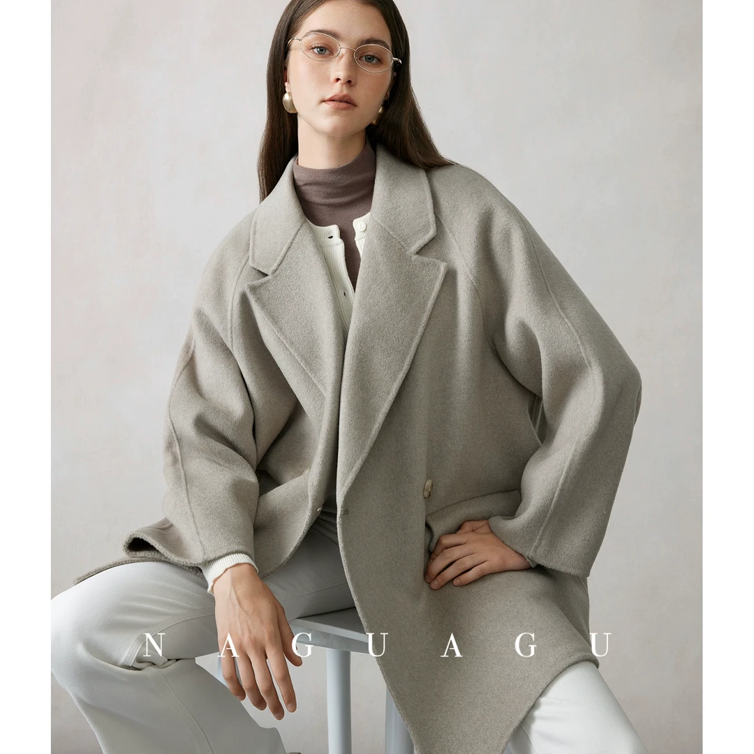 【莫兰迪贝琳大衣】優选澳毛/绒羊毛混纺 气质长短款毛呢外套