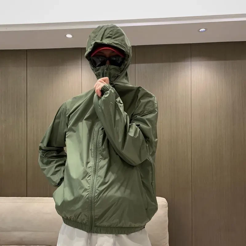 XY察外丨Teflon三防亲肤衣纯色轻薄户外运动防晒服连帽宽松冲锋衣