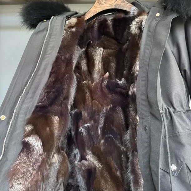 厚款四季通用常规款不起球派克服韩版百搭大毛领冬季