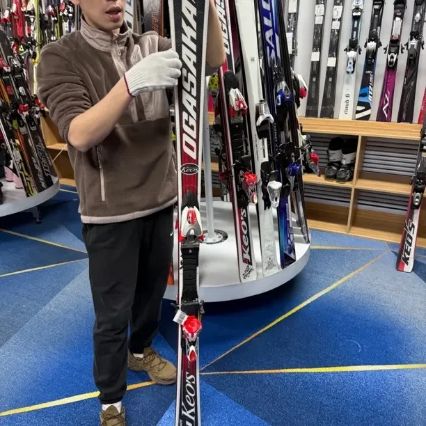 165长度民用竞技双板小回转滑雪板男女适用